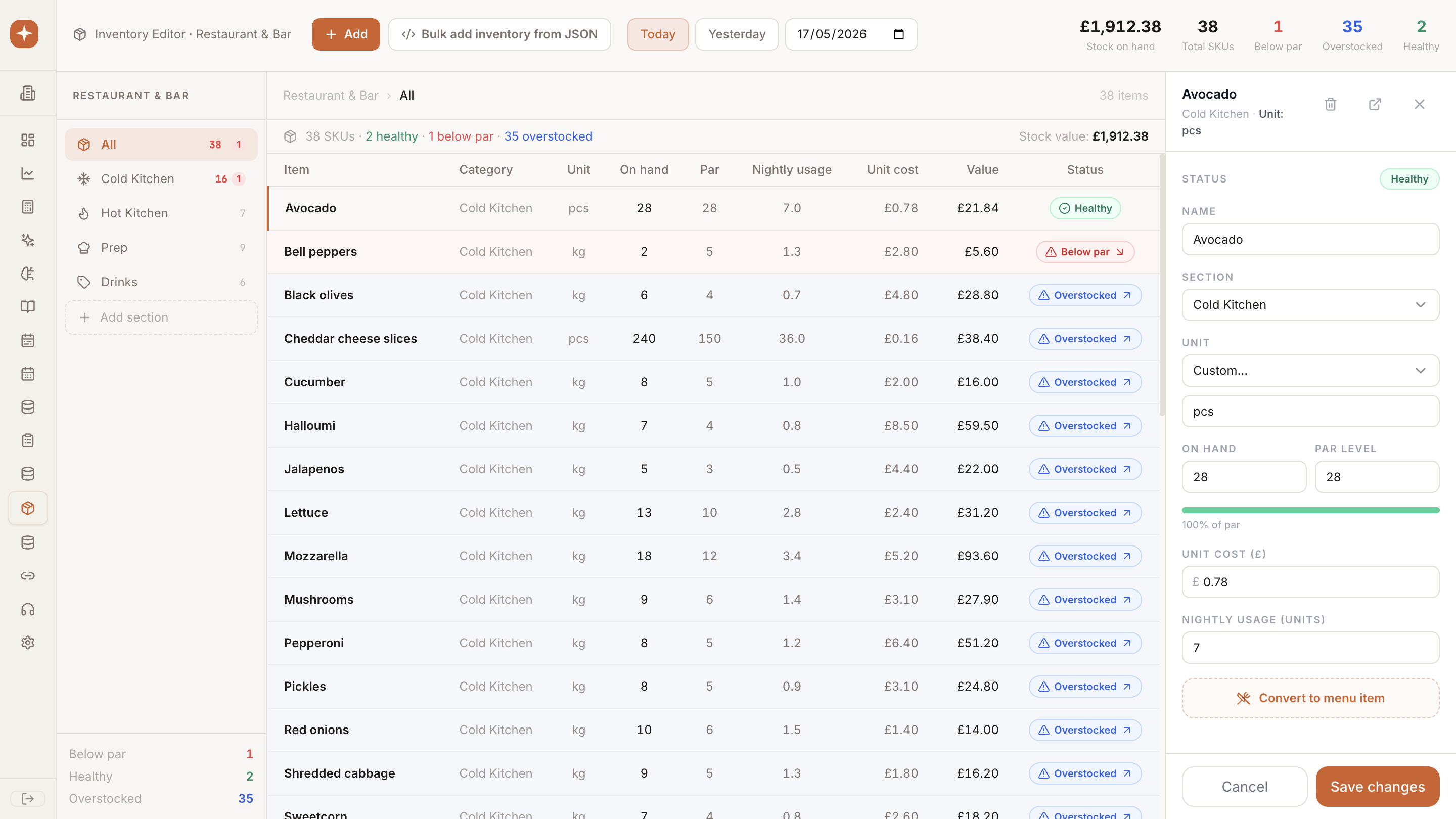 PulseMenu inventory editor